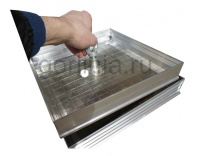 Напольный люк под плитку 800х800 мм Small 