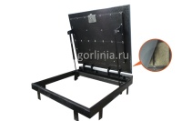 Люк напольный Стелс-КУ 970*700п короб утепленная серия